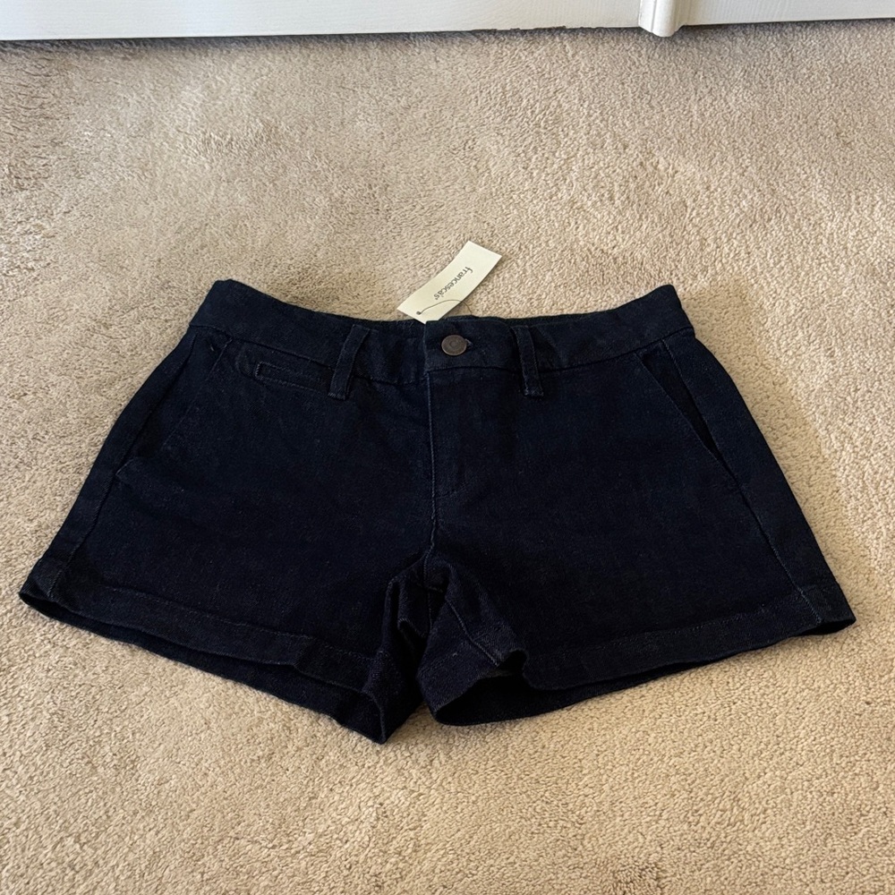Classic Navy Blue Women's Shorts